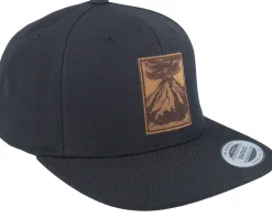 Snapback-Wild Spirit Vulcano Brown Patch Black Snapback -