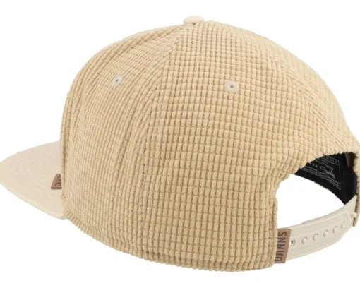Snapback-Djinns Waffle Corduroy Snapback - Beige