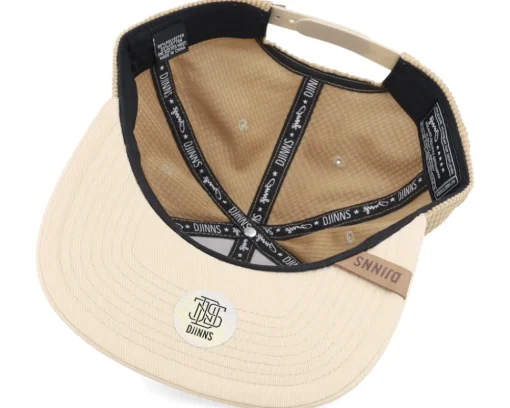Snapback-Djinns Waffle Corduroy Snapback - Beige