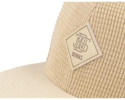 Snapback-Djinns Waffle Corduroy Snapback - Beige