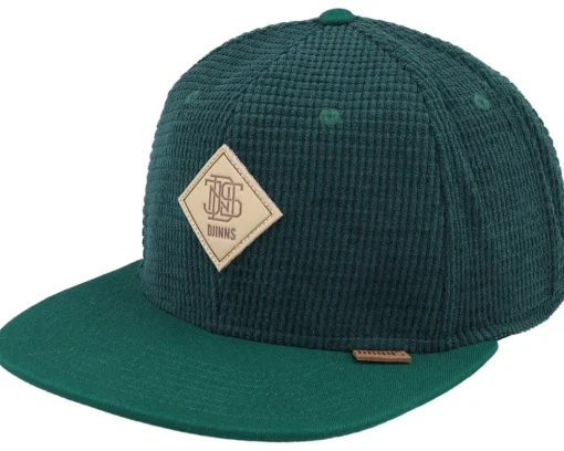 Snapback-Djinns Waffle Corduroy Snapback - Beige