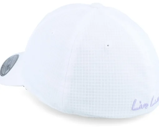 Sale Black Clover Wafflex 1 White W Sweet Lavender Clover Flexfit -