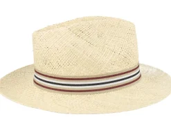 Straw Hat-MJM Hats Walther 41 Natural Straw Hat -