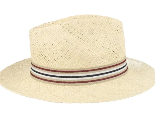 Straw Hat-MJM Hats Walther 41 Natural Straw Hat -