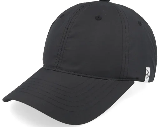Dad Cap-Wei Waris Blank Soft Cap - Black
