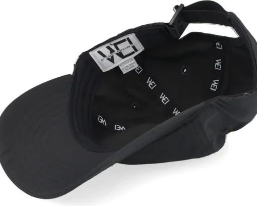 Dad Cap-Wei Waris Blank Soft Cap - Black