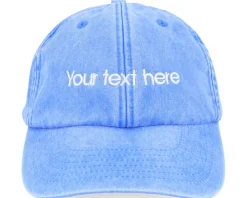 Dad Cap-Beechfield Washed Dad Cap With Embroidery - Black