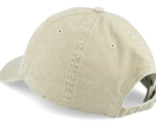 Fashion Beechfield Washed Stone Dad Cap With Embroidery - Beige