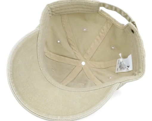 Fashion Beechfield Washed Stone Dad Cap With Embroidery - Beige