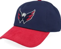 Dad Cap-American Needle Washington Capitals Burnett Blue/Red Corduroy Dad Cap -
