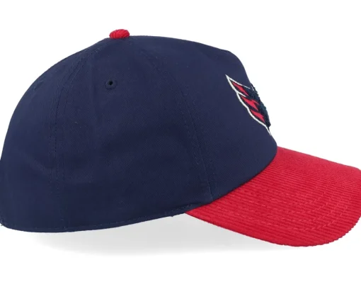 Dad Cap-American Needle Washington Capitals Burnett Blue/Red Corduroy Dad Cap -