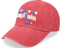 Dad Cap-American Needle Washington Capitals New Raglin Dark Red Dad Cap -