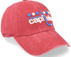 Dad Cap-American Needle Washington Capitals New Raglin Dark Red Dad Cap -