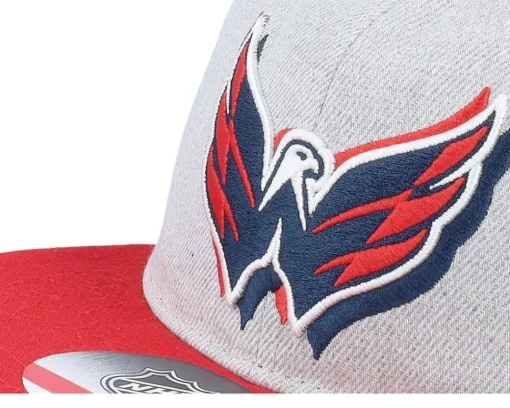 Online Outerstuff Washington Capitals NHL Deadstock Heather /Navy/Red Snapback - Grey