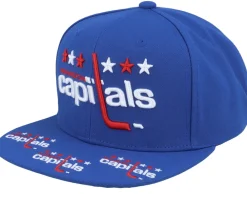 Sale Mitchell & Ness Washington Capitals Vintage Hat Trick Snapback - Blue