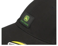 Dad Cap-John Deere Water Resistant Dad Cap - Black