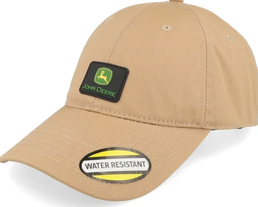 Dad Cap-John Deere Water Resistant Dad Cap - Black