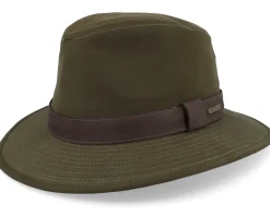 Discount Stetson Waxed Cotton Olive Traveller -