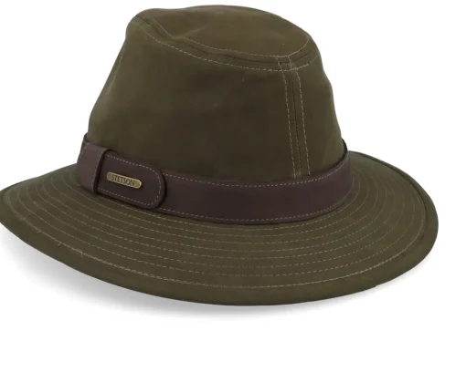 Discount Stetson Waxed Cotton Olive Traveller -
