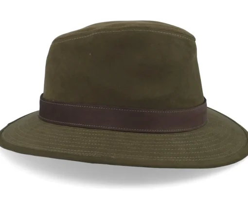 Discount Stetson Waxed Cotton Olive Traveller -