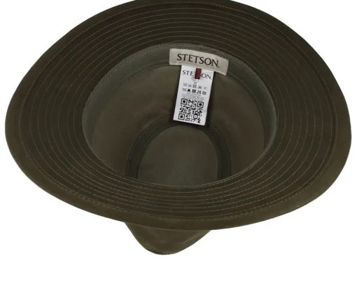 Discount Stetson Waxed Cotton Olive Traveller -