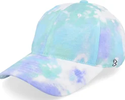 Dad Cap-Wei Wega Tie Dye Teal/Purple/White Mom Cap -