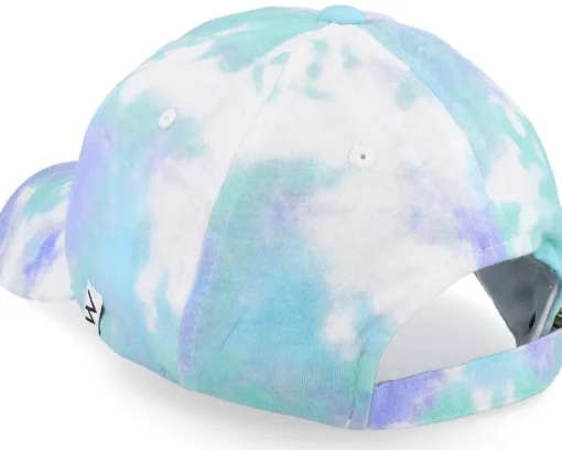 Dad Cap-Wei Wega Tie Dye Teal/Purple/White Mom Cap -