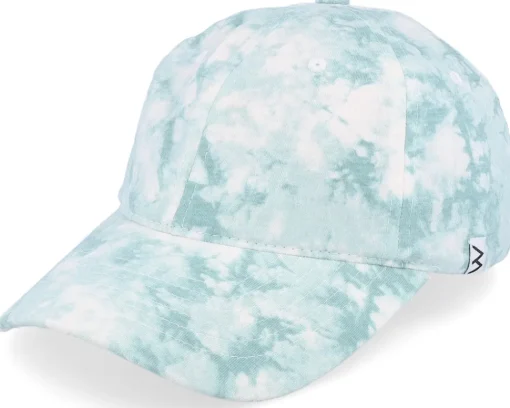Dad Cap-Wei Wega Tie Dye Teal/Purple/White Mom Cap -