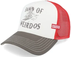 Trucker-Coastal Weirdos White/Olive/Red Trucker -