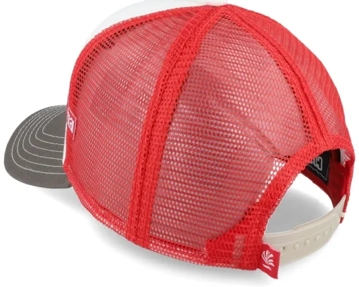 Trucker-Coastal Weirdos White/Olive/Red Trucker -