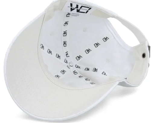 Dad Cap | Blanks-Wei Wendy Linen Ivory Soft Cap - White