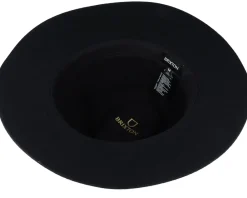 Fedora-Brixton Wesley Black Fedora -