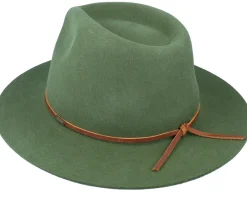 Online Brixton Wesley Clover Green Fedora -