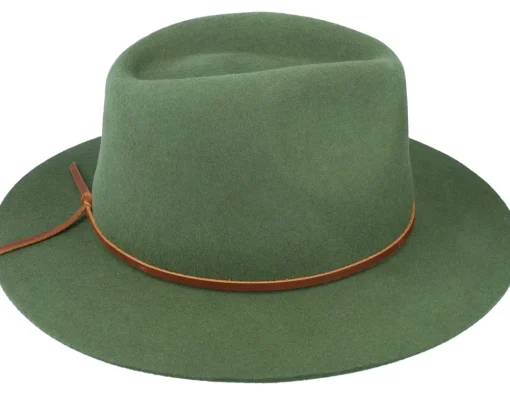Online Brixton Wesley Clover Green Fedora -