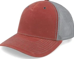 Blanks-Richardson 112wh Hawthorne Split Burnt /Charcoal Trucker - Red