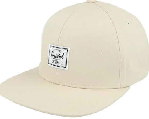 Snapback-Herschel Whaler 6 Panel Cap Moonbeam Snapback -