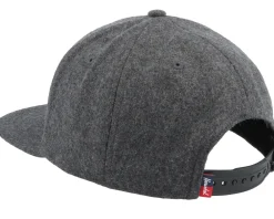 Snapback-Herschel Whaler Classic 6 Panel Hsc Crest Heather Black Snapback -