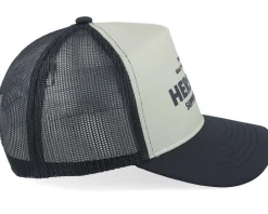 Trucker-Herschel Whaler Tall Mesh Shop Cap Black/Abbey Stone A-Frame Trucker -