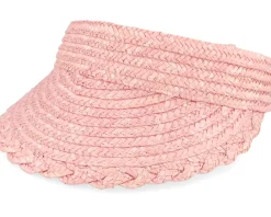 Clearance Seeberger Wheat Braid Visor - Pink