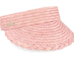 Clearance Seeberger Wheat Braid Visor - Pink