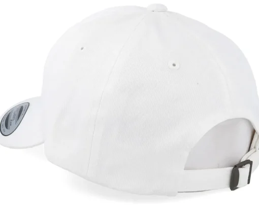 Dad Cap-Yupoong White Dad Cap -