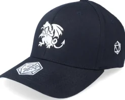 Clearance Critiql Hit White Dragon D20 Black Flexfit -