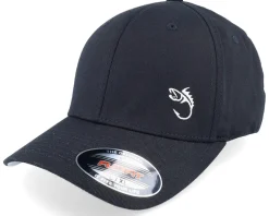 Flexfit-Skillfish White Fish Hook Logo Flexfit - Black