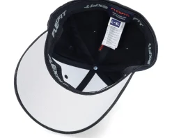 Flexfit-Skillfish White Fish Hook Logo Flexfit - Black