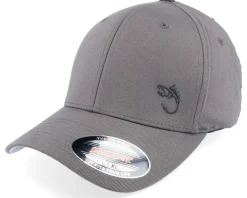 Flexfit-Skillfish White Fish Hook Logo Flexfit - Black