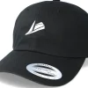 Adjustable-Sneakers White Logo Black Dad Cap Adjustable -
