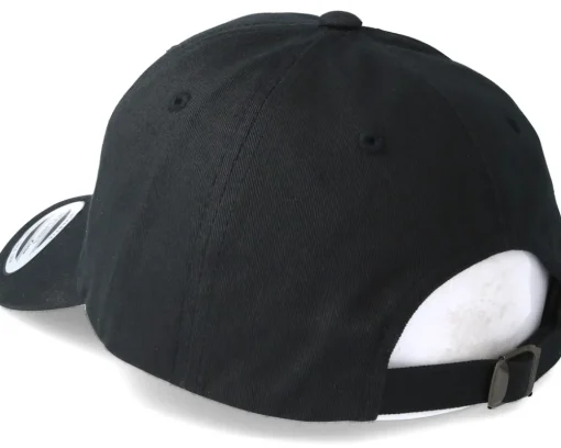 Adjustable-Sneakers White Logo Black Dad Cap Adjustable -