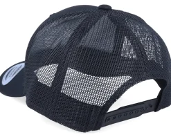 Trucker-Origami White Paper Wolf Black Trucker -