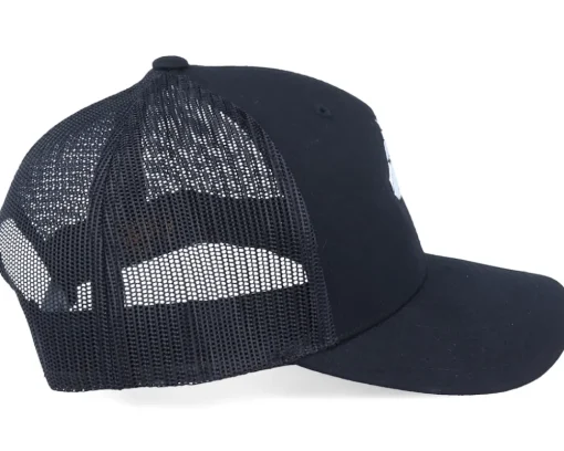 Trucker-Origami White Paper Wolf Black Trucker -