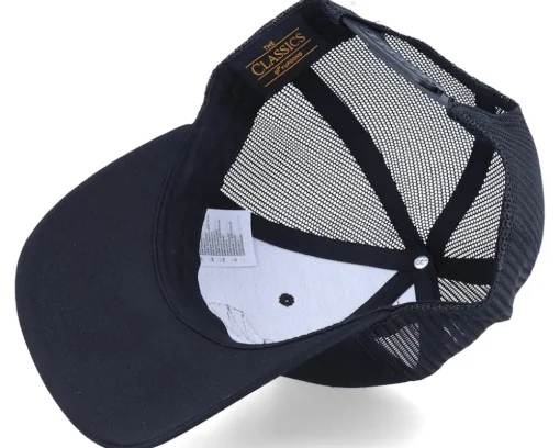 Trucker-Origami White Paper Wolf Black Trucker -